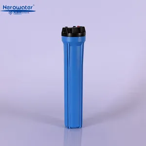 Grote blauwe plastic water filter behuizing, 20 cartridge water filter behuizing