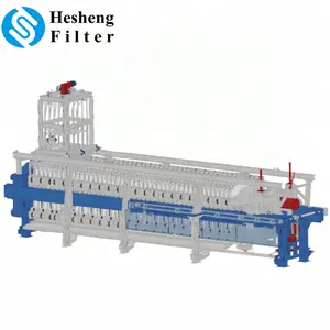 Hesheng HPF स्वत: हाइड्रोलिक झिल्ली घोल dewatering प्लेट और फ्रेम के लिए शराब फिल्टर प्रेस मशीन