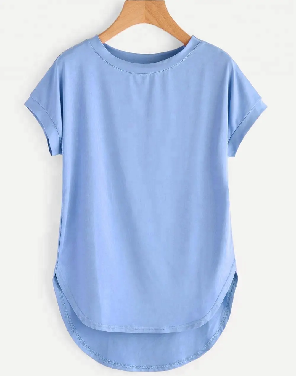 Kaus Kasual Wanita Harga Terbaik untuk Kaus Hem Lengkung Rendah Tinggi Grosir