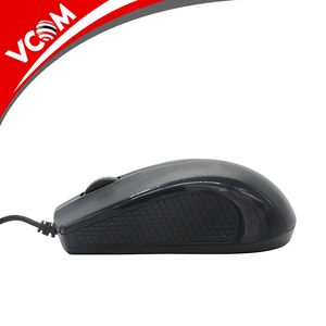 Alta calidad vcom barato logotipo personalizado mayor 1 dólar equipo negro USB ratón óptico para PC portátil - Product Image 2
