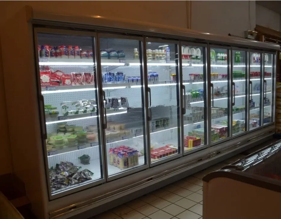 直立ディスプレイショーケース、飲料冷蔵庫、スーパーマーケットディスプレイクーラー、チラー