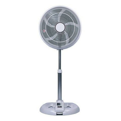 Highly Efficient & Quiet LCD Display Digital Remote Control 14" DC Air Cooling Electric Household Plastic Stand Fan
