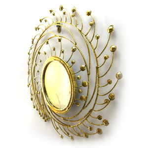 RAINHOU-Espejos de cristal de <span class=keywords><strong>metal</strong></span> para <span class=keywords><strong>pared</strong></span> del hogar, productos creativos, <span class=keywords><strong>decoración</strong></span> artística para sala de estar, 2019 - Product Image 3