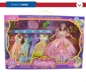<span class=keywords><strong>Muñecas</strong></span> de Princesa de Plástico <span class=keywords><strong>para</strong></span> <span class=keywords><strong>Niñas</strong></span>, Juguete con Conjunto de Ropa y Accesorios, Más Vendidas - Product Image 2