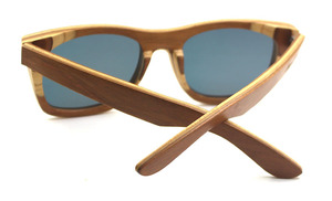 Échantillons gratuits achat en vrac auprès de Chine vente en gros de lunettes de soleil en bois de skateboard recyclées durables 2025 - Product Image 3