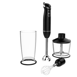 Powerful silent DC motor low noise 2 speed stainless steel shaft immersion hand blender food mixer