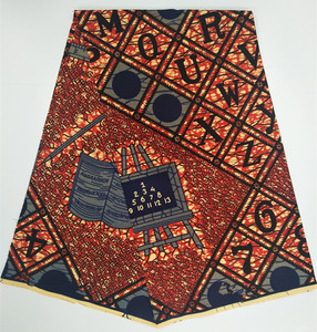 Ankara Vải Phi Thực Sáp In Phi Ankara Vải Voan Thêu Vải 0823 - Product Image 2