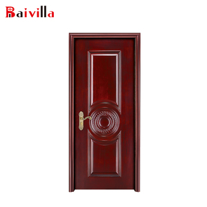 メインエントランス木製デザインシングル木製ドア中国製アリババ - Product Image 3
