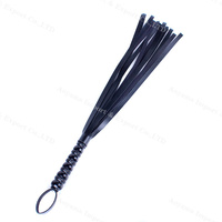 Látigo Largo de Cuero para Azotes, Castigo Sexual, Azotes en el Trasero, Juego Sexual Erótico, Herramienta de Bondage BDSM, Barato