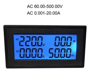 Compteur de tension AC numérique multifonction, testeur de fréquence de courant AC, puissance d'énergie, indicateur numérique, livraison gratuite, YB5140DM