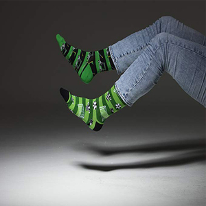 5 Pair Colorful <strong>Men</strong> Cotton <strong>Novelty</strong> Dress <strong>Socks</strong> for Wholesale - Product Image 4