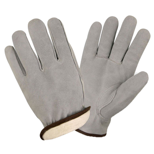 Guantes Térmicos de seguridad para trabajo, de piel de oveja blanca, venta al por mayor - Product Image 2