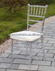 <span class=keywords><strong>Sillas</strong></span> <span class=keywords><strong>de</strong></span> boda Chiavari <span class=keywords><strong>de</strong></span> cristal transparente <span class=keywords><strong>de</strong></span> resina con cojín, para banquete, Chivari - Product Image 3