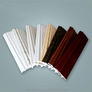 Madera y plástico compuesto WPC impermeable plástico rodapié, <span class=keywords><strong>PVC</strong></span> rodapié - Product Image 4