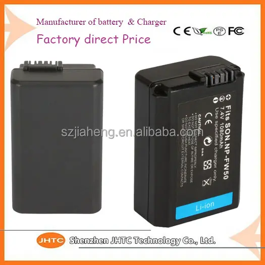 2X Battery for SONY NP-FW50 BC-VW1 NEX-5 5HB 5K/B NEX-3 3A/B DLSR A33 A55 SLT-A33~cheap wholesale price battery