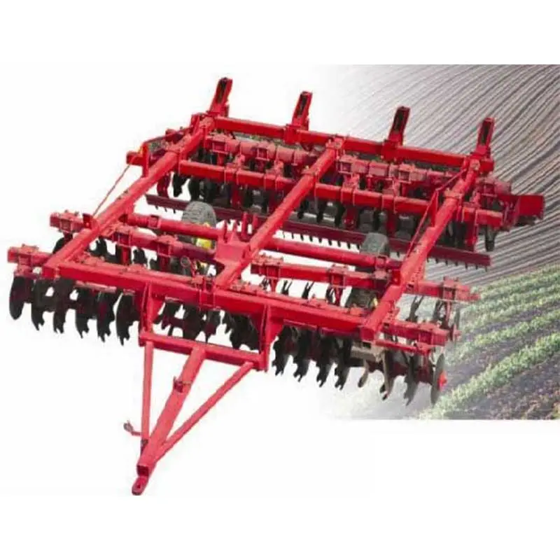 Máquina de preparación de Tierra combinada, uso de cultivador de granja de gran resistencia con grada de disco,