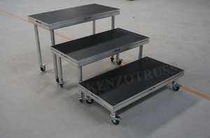 Plate-Forme de Scène Portable En Aluminium avec des Roues pour le Spectacle - Product Image 5