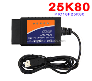 Interface USB <span class=keywords><strong>ELM327</strong></span> V1.5 OBDII OBD2 câble d'outil de Diagnostic automatique de Scanner de voiture - Product Image 1