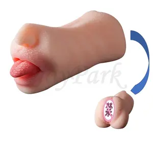 JoyPark Hands Free Artificial Vagina Real Silicone Pocket Pussy Male Masturbator Masturbation CupためMan