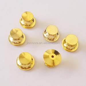 12 Pezzi Fermagli per Spille in Ottone Dorato con Testa Piatta, Chiusura a Scatto in Metallo - Product Image 4