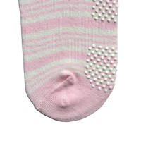 Chaussettes en coton antidérapantes pour filles-Garniture légère à volants avec détail de ruban, chaussettes fines et mignonnes pour les tout-petits