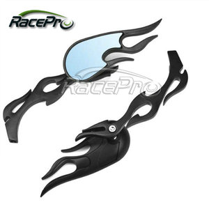 Rétroviseur de moto universel personnalisé de style flamme de feu pour <span class=keywords><strong>Harley</strong></span> Davidson Cruiser - Product Image 2