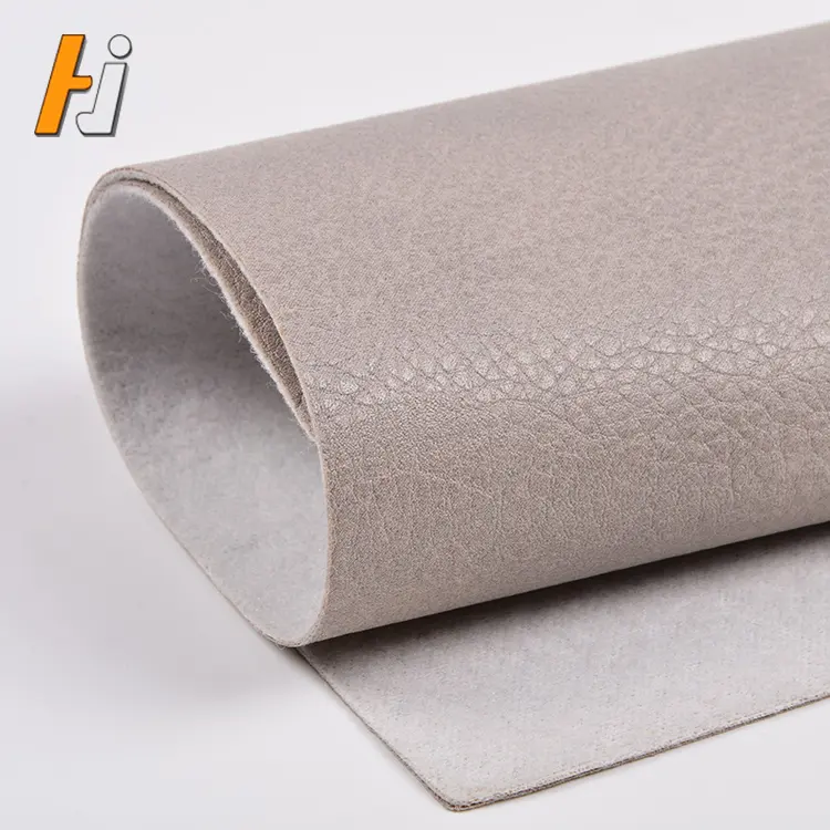 2024 Diseño de moda cuero artificial 100 Faux PV cuero sintético textiles productos de cuero para tapicería de sillas vinilo