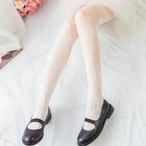 Flower Net Lace Mujeres Pantyhose Sen Retro Pretty Girls Tube Pantyhose - Product Image 2