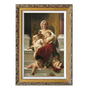 Famous Museum Quality Hand Painted Virgin Mary Reproduction Antique Wall Art Woman Portrait Paintings On Canvas