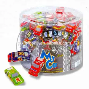 Mini chocolate bars in brown 2years milk chocolate chocolate pvc jar car solid shape chocolate fda haccp iso kosher qs halal 5 yx mini chocolate candy