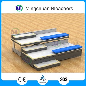 Venus telescopica gradinate senza schienale basket bleacher portatile tribuna retrattile bleacher per sport indoor - Product Image 2