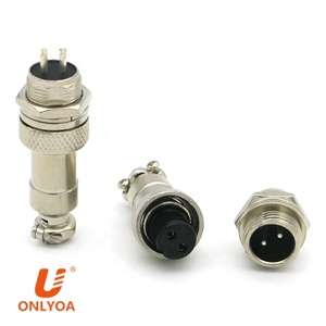 Connettore Circolare Elettrico GX12 M12 12mm a 2 Pin di Alta Qualità, Spina Avionica Maschio e Femmina, Fornitore Cinese ONLYOA - Product Image 4