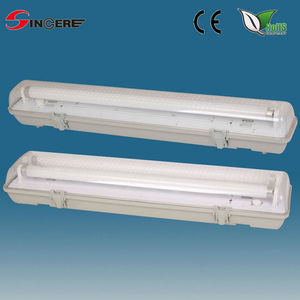 Ngoài trời không thấm nước huỳnh quang Đèn tường nhựa ánh <span class=keywords><strong>s</strong></span>áng lịch thi đấu bụi và nước chặt chẽ cho bãi đậu xe <span class=keywords><strong>CFL</strong></span> Nguyên Tắc - Product Image 2