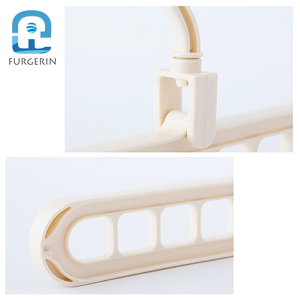 Multiporta Porta Panno Appendiabiti Cremagliera Vestiti Grucce Dei Vestiti di Essiccazione Cremagliera Sciarpa Gancio di Plastica Rack di Stoccaggio Per Appendere - Product Image 3