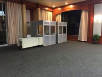 Cabine insonorisée portable SINGDEN SIB003 pour interprète, utilisation durable, cabine de traduction, cabine d'interprétation professionnelle