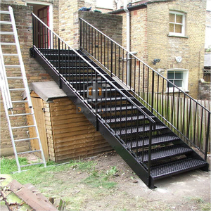 <span class=keywords><strong>Escaleras</strong></span> Metálicas Industriales <span class=keywords><strong>para</strong></span> Exteriores, Escalera de Hierro Fundido, Escalera Recta <span class=keywords><strong>para</strong></span> Exteriores - Product Image 4