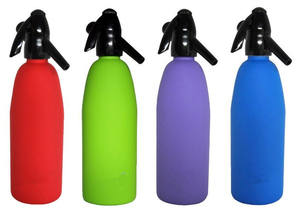 Objets culinaires impeccables en argent (ICO) Siphon à soda <span class=keywords><strong>professionnel</strong></span> en métal pour faire de l'eau pétillante, des jus, des boissons et des cocktails - Product Image 6