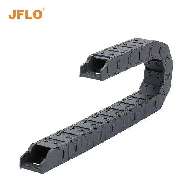 JFLO flexibele drag chain carrier, pvc materiaal nylon, energie keten