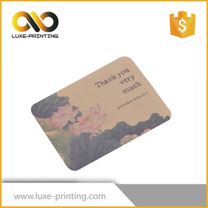Papier recyclé Personnalisés Fantaisie Conception Offset Impression Merci Carte - Product Image 5