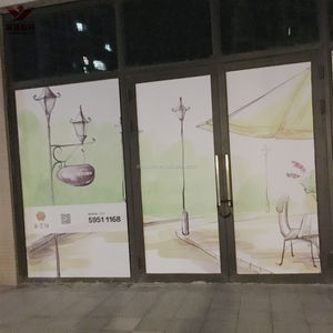 Autocollants en vinyle de construction imprimés sur mesure Film de vision unidirectionnel en PVC <span class=keywords><strong>micro</strong></span> <span class=keywords><strong>perforé</strong></span> pour portes en verre Film décoratif pour portes fenêtres et portes - Product Image 6