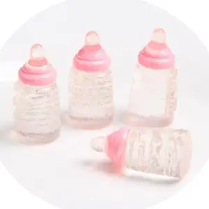 Fashion Resin Simulation Milk Bottle Charms Cute Accessories For DIY Slime Making Hair Decoration