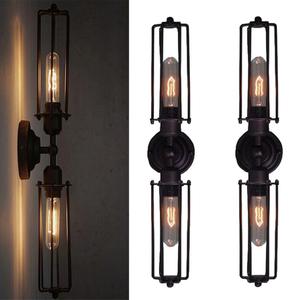 Applique murale moderne industriel à 2 têtes et Double bras, éclairage rétro, <span class=keywords><strong>Punk</strong></span>, vapeur, Vintage, Edison - Product Image 4