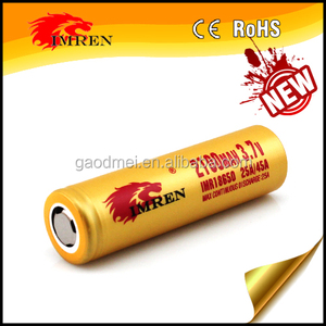 Li-ion batterie 3.7 v İmren 18650 2100 mah 45A li ion nmc batterie IMR Lithium Rechargeable - Product Image 4