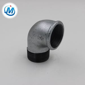 Perfecto y <span class=keywords><strong>de</strong></span> buena calidad BS TNP <span class=keywords><strong>galvanizado</strong></span> <span class=keywords><strong>hierro</strong></span> maleable 90 grado codo - Product Image 1
