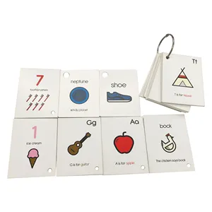 custom flashcards own design for kids educational