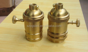Culot <span class=keywords><strong>E27</strong></span> en laiton Types de <span class=keywords><strong>support</strong></span> d'éclairage pour pendentif lumière - Product Image 1