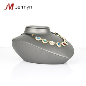 Luxury leather necklace bust Mannequins jewelry display Props - Product Image 3