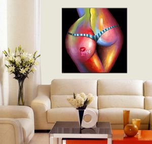 Colorful Oil Painting Woman Naked Decoration Painting One Pcs Home Decor <strong>on</strong> Canvas Modern <strong>Wall</strong> Prints <strong>Art</strong> <strong>Work</strong> - Product Image 1