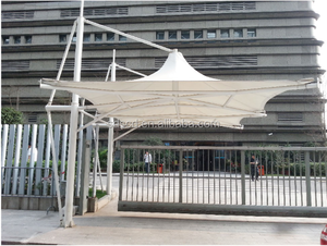 Abri de voiture en membrane pour l'extérieur, structure en aluminium, abri de stationnement pour voiture, tente - Product Image 2