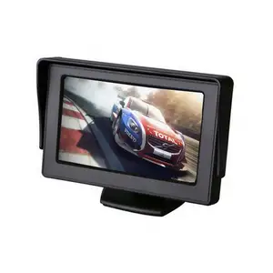 Mini TV 7 Inch HD Monitor 800X480 Portable Car LCD Screens on DVD/CMMB Two  Input for Passenger Cars Trucks